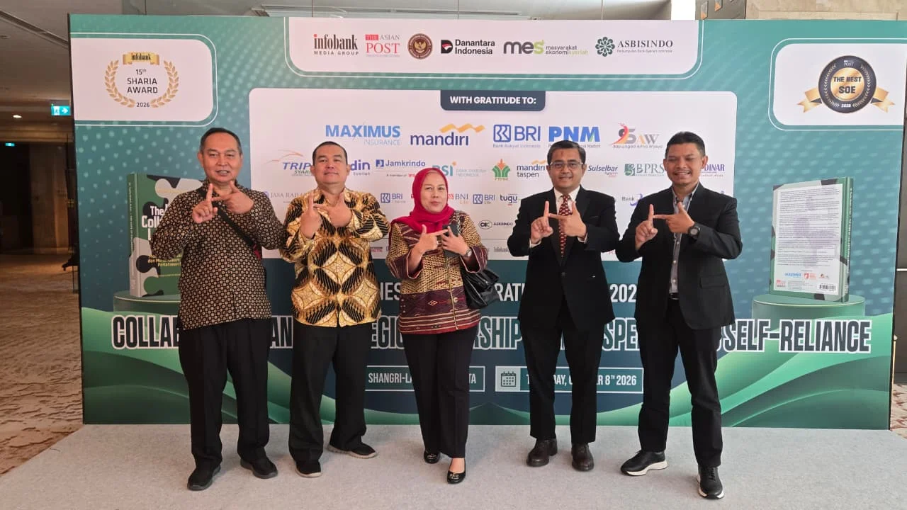 Kinerja Tetap Terjaga di Tengah Tantangan Ekonomi, 5 BPRS HIMBARSI JABAR Raih Penghargaan Infobank Award 2026
